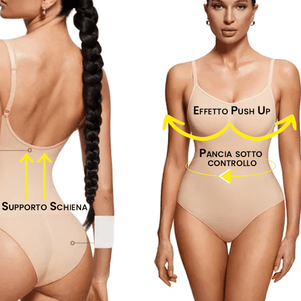 Body Suit in Nylon e Spandex - Scolpisce la Figura - immagine 2