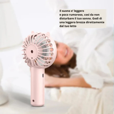 Mini Ventilatore USB Pieghevole e Portatile a 3 Velocità - immagine 3