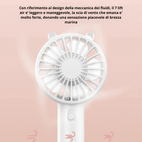 Mini Ventilatore USB Pieghevole e Portatile a 3 Velocità - immagine 5