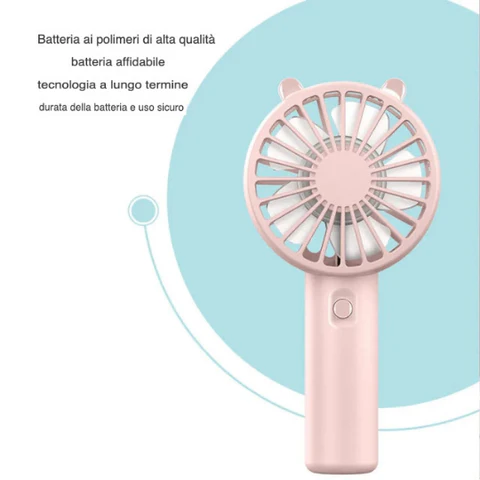 Mini Ventilatore USB Pieghevole e Portatile a 3 Velocità - immagine 6