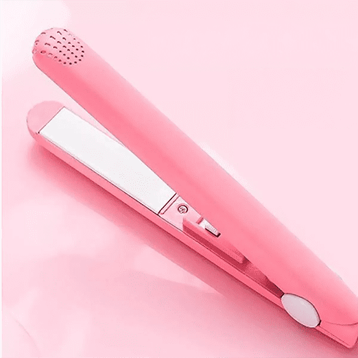 Mini Piastra Portatile in Ceramica – Capelli Lisci e Ricci Ovunque