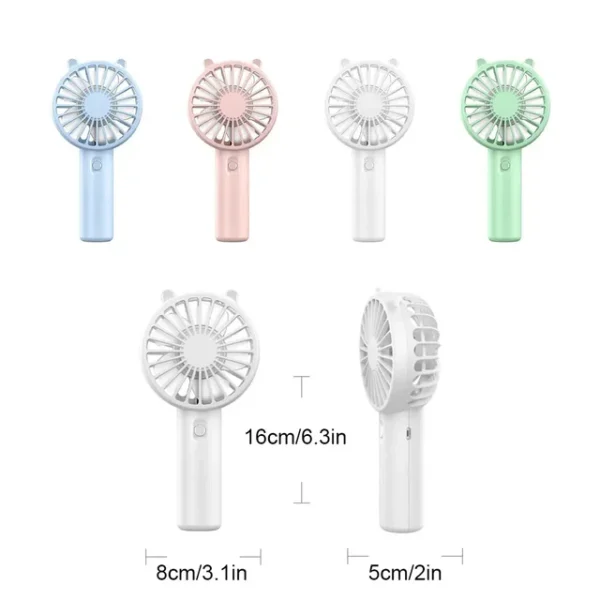 Mini Ventilatore USB Pieghevole e Portatile a 3 Velocità