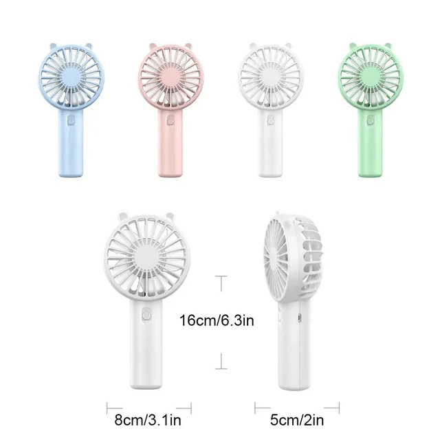Mini Ventilatore USB Pieghevole e Portatile a 3 Velocità