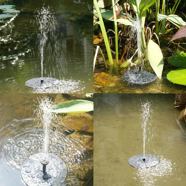 Fontana Solare Galleggiante - Ecologica e Decorativa - immagine 2