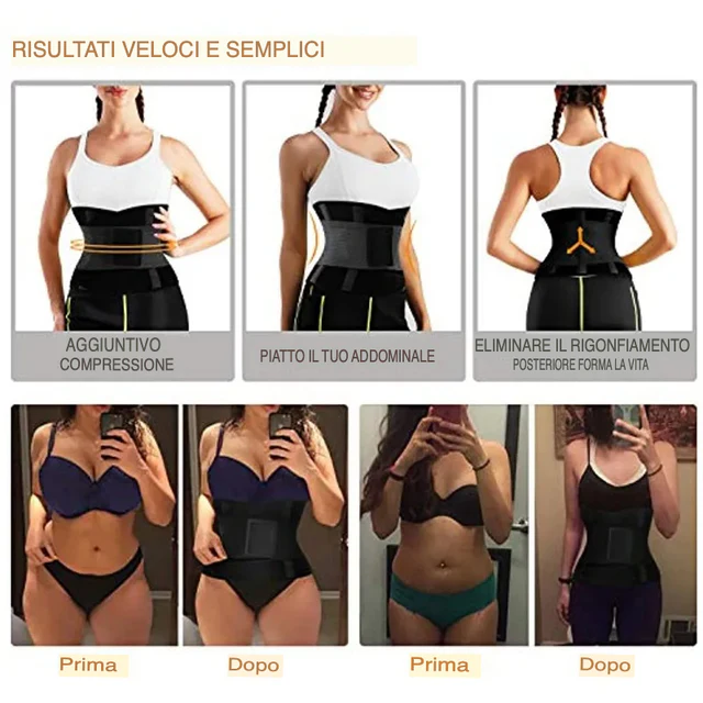 Fascia Sauna Snellente Efficace per Pancia Piatta e Vita Snella - immagine 4