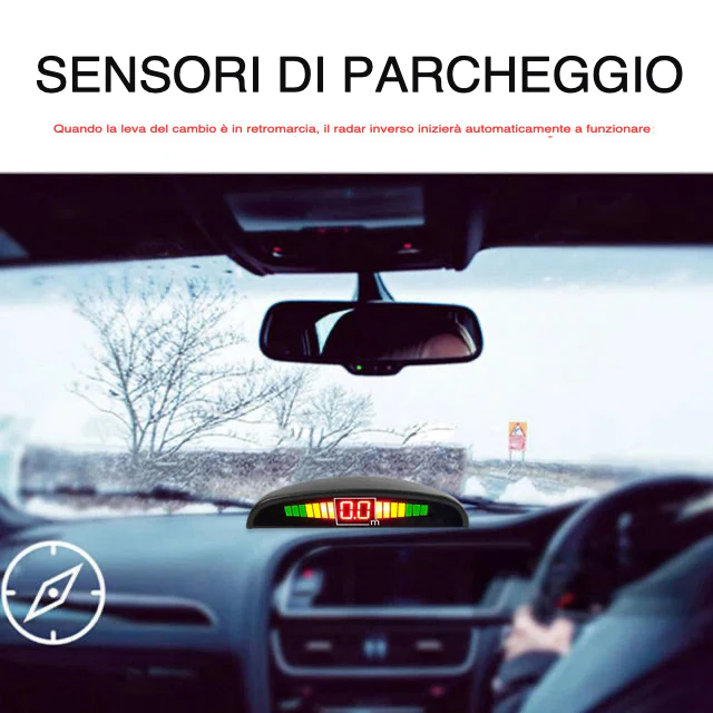 Sensore Parcheggio Radar Posteriore con Allarme Acustico - immagine 4