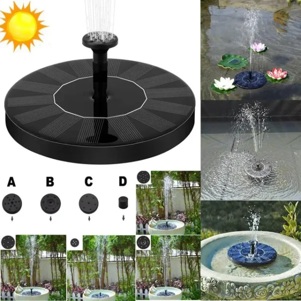 Fontana Solare Galleggiante - Ecologica e Decorativa