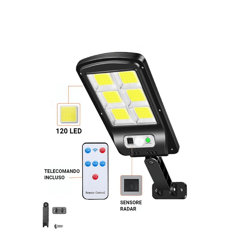 Faretti Solare LED Movimento per Esterni, Risparmio Energetico - immagine 5