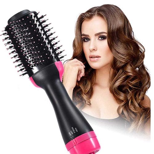 Spazzola Asciugacapelli 3 in 1 con Ioni - Asciuga, Liscia, Arriccia - immagine 3