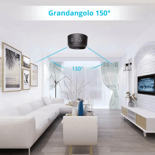 Mini Cam Sicurezza WiFi 1080P – Visione Notturna e Sorveglianza - immagine 2