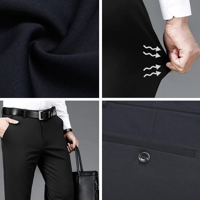 Pantaloni Slim Uomo Elasticizzati: Stile e Comfort Assicurato - immagine 4
