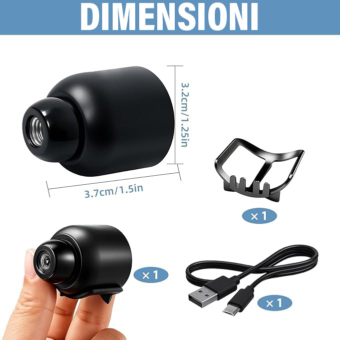 Mini Telecamera WiFi con Monitoraggio Remoto da Telefono - immagine 2