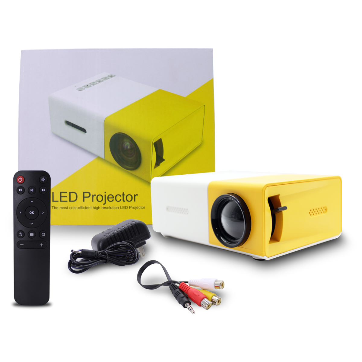 Mini Proiettore LED Compatto YG300 - immagine 2