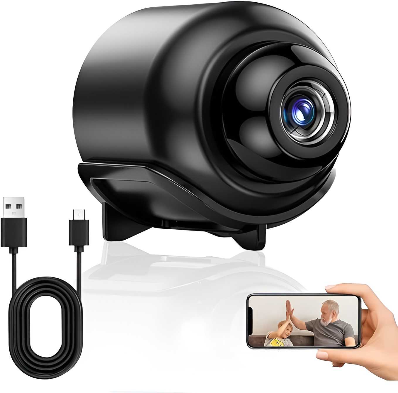 Mini Telecamera WiFi con Monitoraggio Remoto da Telefono